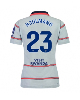 Atletico Madrid Morten Hjulmand #23 Maglia Gara Terza Repliche 2026-27 Donna Maniche Corte Atletico Madrid Morten Hjulmand #23 Maglia Gara Terza Repliche 2026-27 Donna Maniche Corte